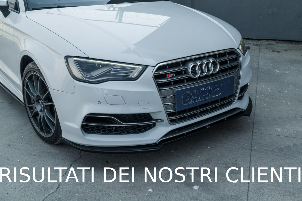 FRONT SPLITTER SUITABLE FOR AUDI S3 8V (Sedan / Cabrio) 2013-2016 