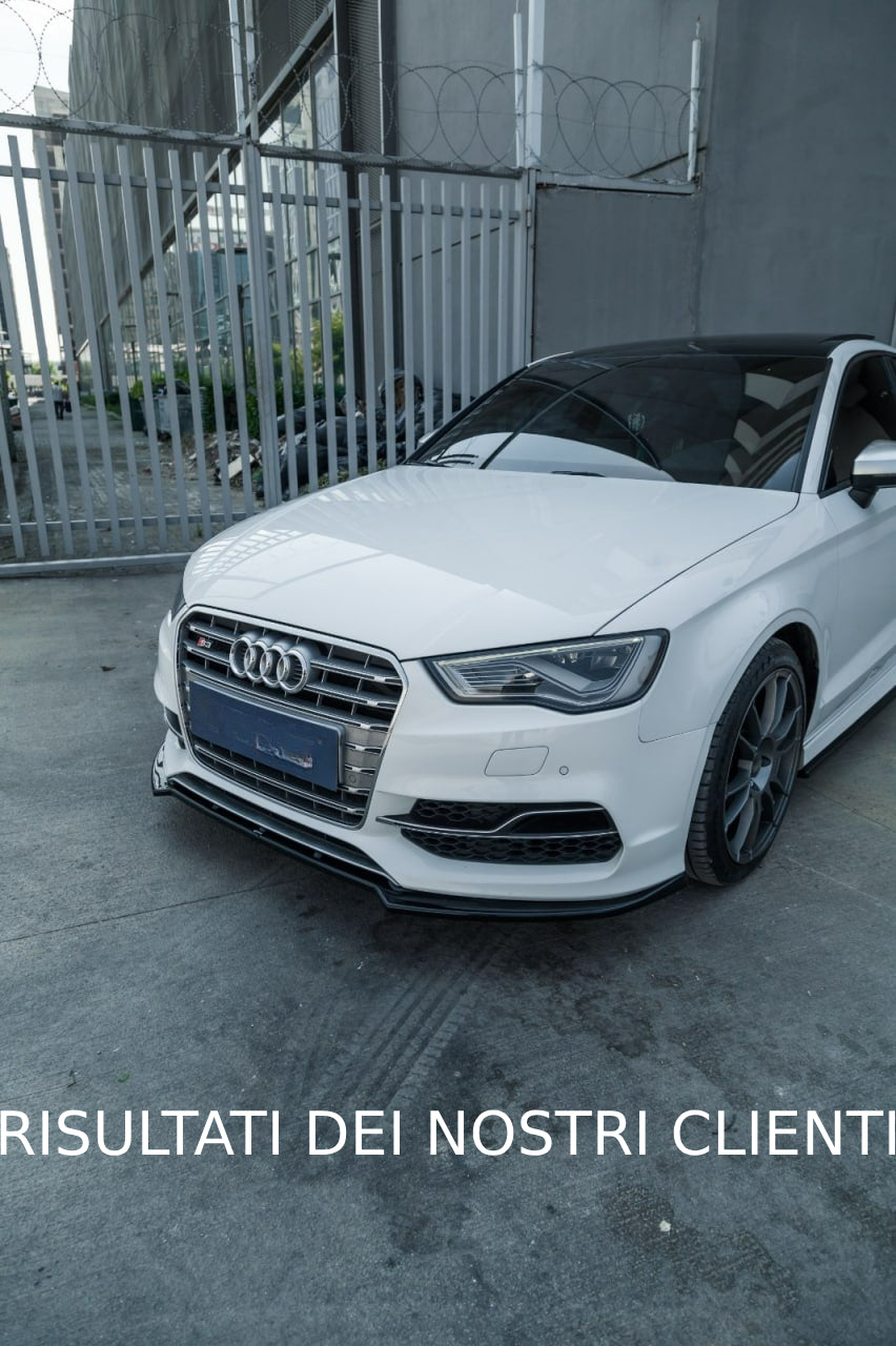 FRONT SPLITTER SUITABLE FOR AUDI S3 8V (Sedan / Cabrio) 2013-2016 
