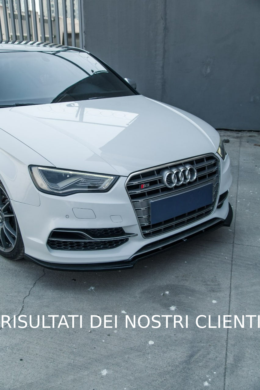FRONT SPLITTER SUITABLE FOR AUDI S3 8V (Sedan / Cabrio) 2013-2016 