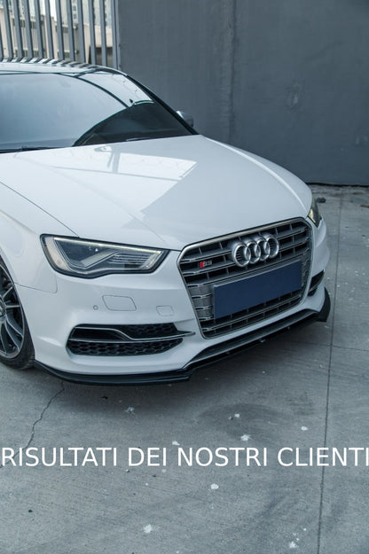 FRONT SPLITTER SUITABLE FOR AUDI S3 8V (Sedan / Cabrio) 2013-2016 