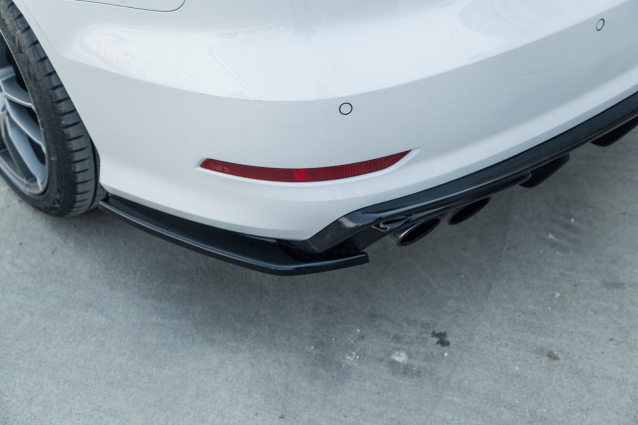REAR FLAP DIFFUSER SUITABLE FOR AUDI S3 8V (Sedan / Cabrio) 2013-2016 