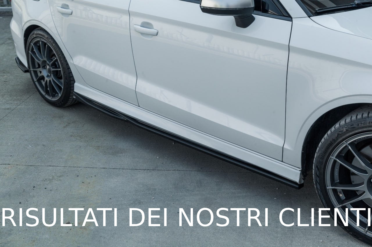 SOTTOMINIGONNE ADATTO PER AUDI S3 8V (Sedan / Cabrio) 2013-2016