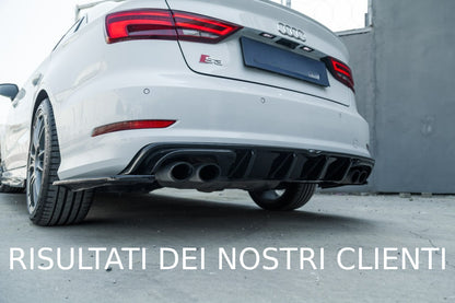 DIFFUSORE ADATTO PER AUDI S3 8V (Sedan / Cabrio) 2013-2016