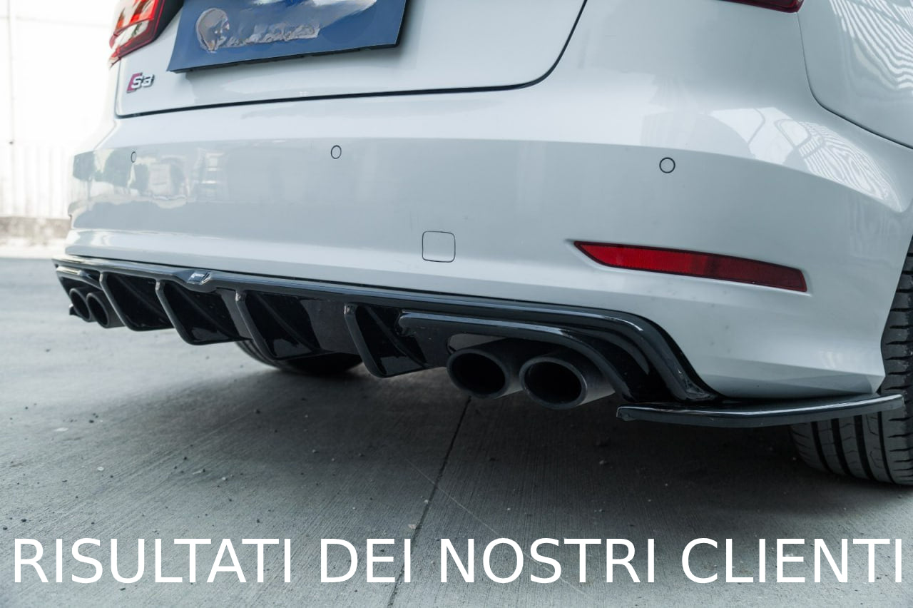 DIFFUSORE ADATTO PER AUDI S3 8V (Sedan / Cabrio) 2013-2016