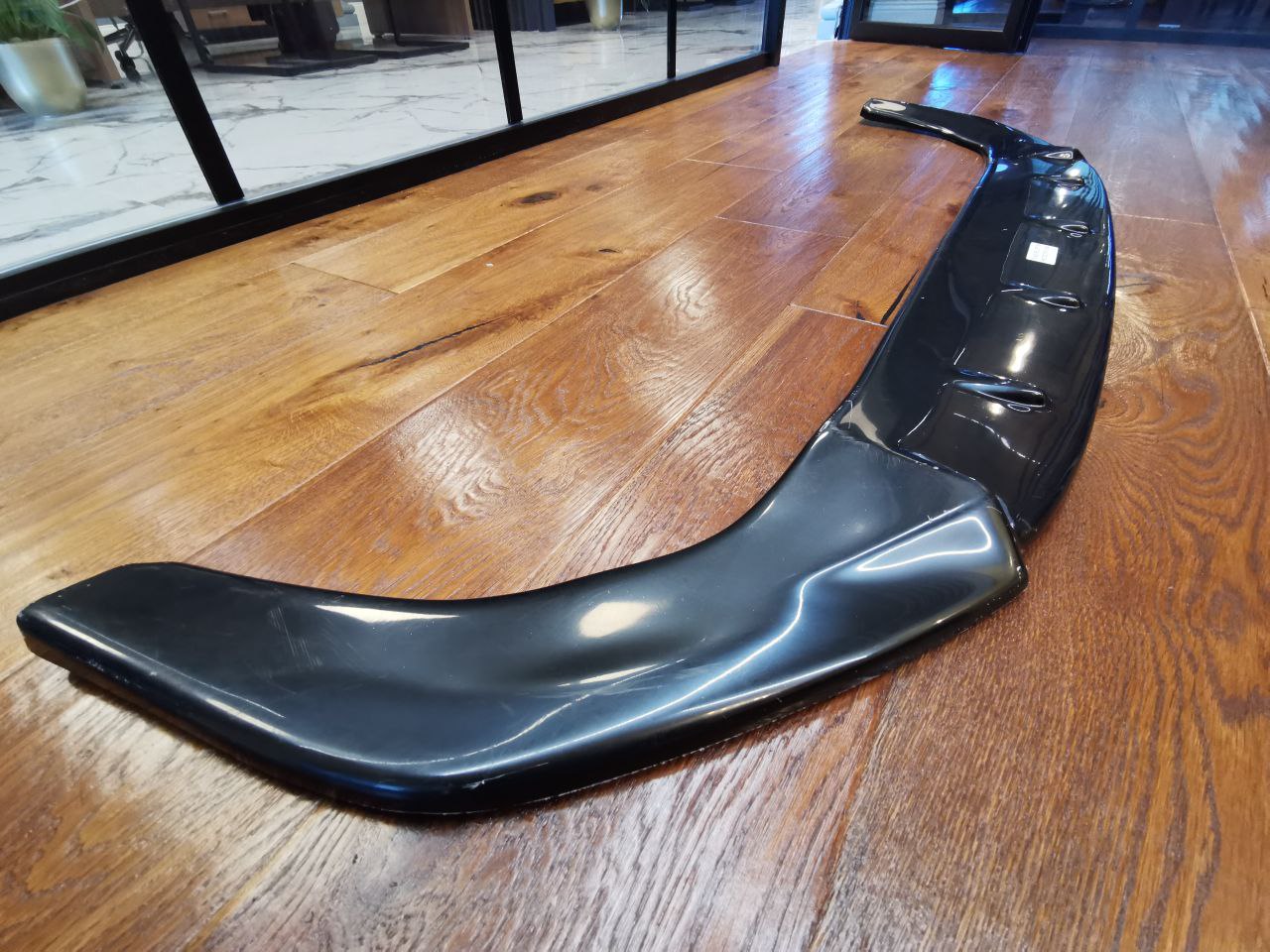 SPLITTER SUITABLE FOR VW GOLF 8 GTI GTD GTE RLINE GLOSSY BLACK 
