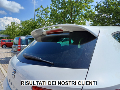 SPOILER SUL TETTO SEAT LEON 5F 5 PORTE 2012-2020  POSTERIORE CUPRA R300 LOOK