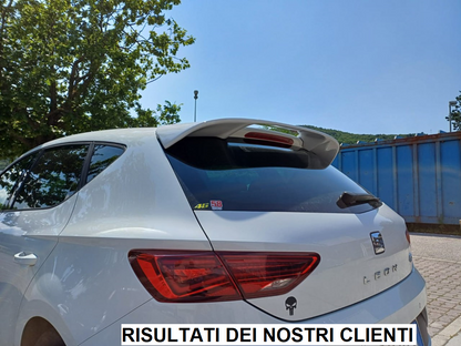 SPOILER SUL TETTO SEAT LEON 5F 5 PORTE 2012-2020  POSTERIORE CUPRA R300 LOOK