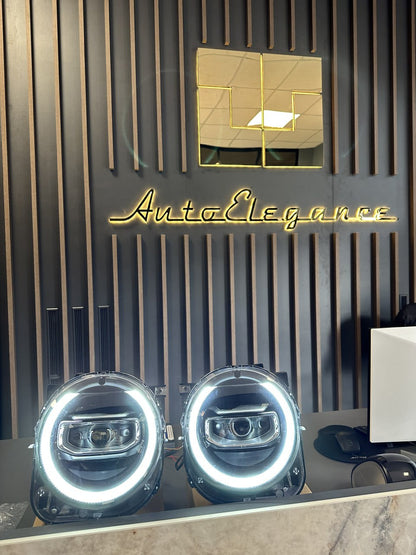 HEADLIGHTS SUITABLE FOR JEEP RENEGADE 2014-2021 FULL LED 