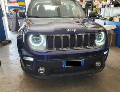 HEADLIGHTS SUITABLE FOR JEEP RENEGADE 2014-2021 FULL LED 