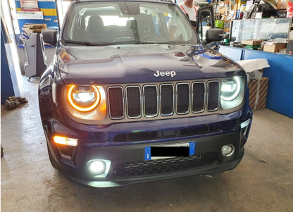 HEADLIGHTS SUITABLE FOR JEEP RENEGADE 2014-2021 FULL LED 
