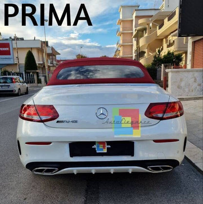 💎DIFFUSER SUITABLE FOR MERCEDES C CLASS C205 COUPE 2015-2020 AMG LOOK C63💎