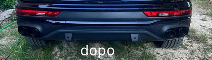 REAR DIFFUSER rear bumper abs suitable for Audi Q5 Sportback 2020+