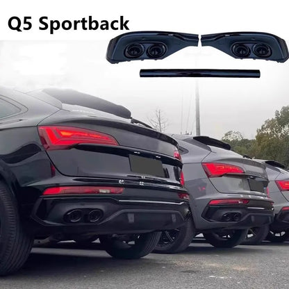 REAR DIFFUSER rear bumper abs suitable for Audi Q5 Sportback 2020+