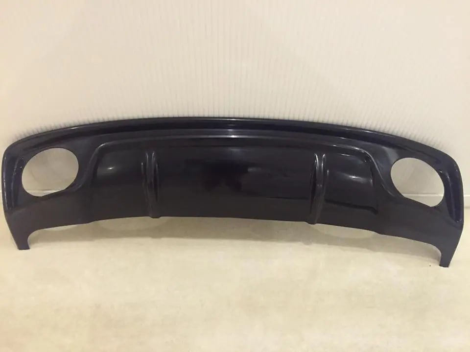 DIFFUSORE ADATTO PER AUDI A4 B8 2012-2015 SLINE LOOK RS4 GREZZO