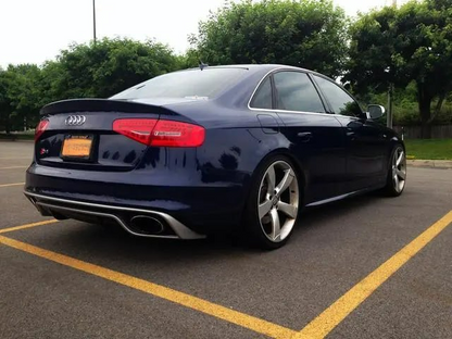 DIFFUSORE ADATTO PER AUDI A4 B8 2012-2015 SLINE LOOK RS4 GREZZO