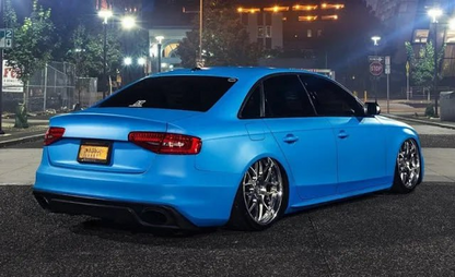 DIFFUSORE ADATTO PER AUDI A4 B8 2012-2015 SLINE LOOK RS4 GREZZO