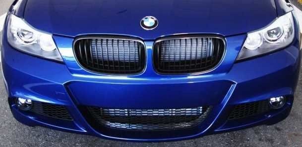 Paraurti anteriore adatto per BMW Serie 3 E90 E91 Berlina Touring (2004-2008) LCI Design