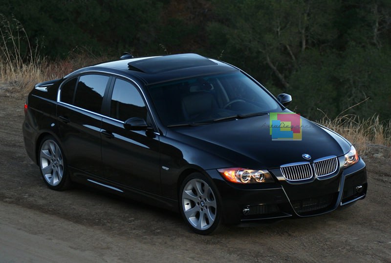 Paraurti anteriore adatto per BMW Serie 3 E90 E91 Berlina Touring (2004-2008) LCI Design