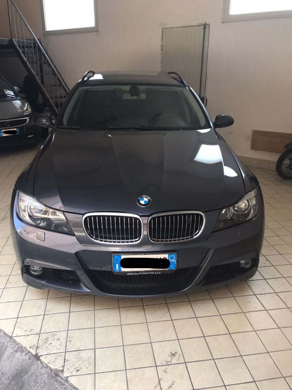 Paraurti anteriore adatto per BMW Serie 3 E90 E91 Berlina Touring (2004-2008) LCI Design