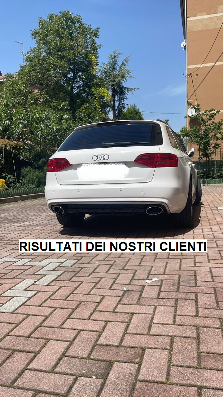 DIFFUSORE ADATTO PER AUDI A4 B8 2011-2015 LIFT STANDARD LOOK RS4 DESIGN SPORTIVO