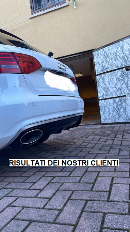 DIFFUSORE ADATTO PER AUDI A4 B8 2011-2015 LIFT STANDARD LOOK RS4 DESIGN SPORTIVO