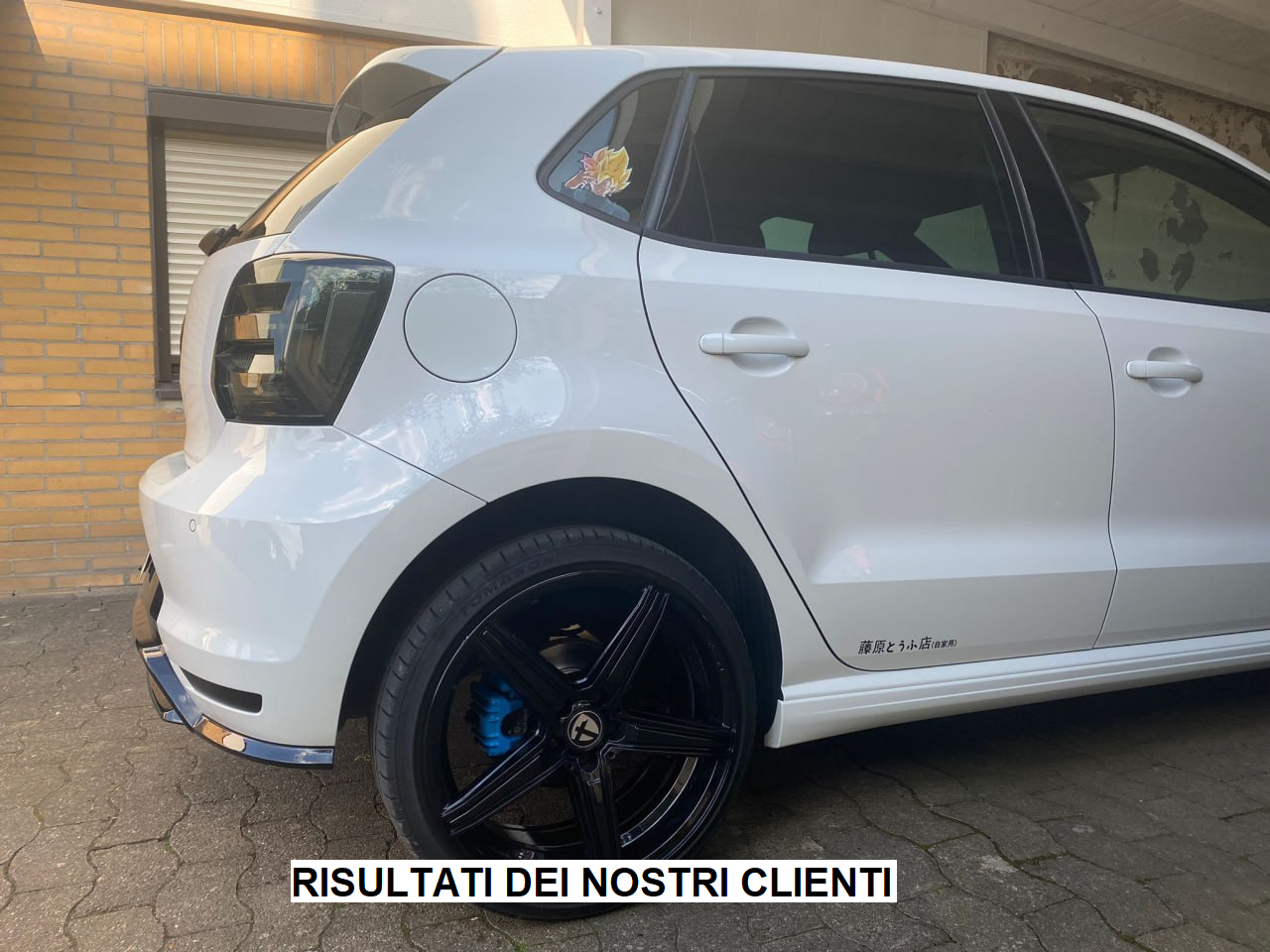 PARAURTI POSTERIORE Polo 6R 6C 2009-2018 Look GTI Bumper