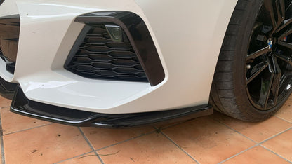SPLITTER SUITABLE FOR BMW Z4 G29 2018+ M LOOK GLOSSY BLACK SPORTY DESIGN 