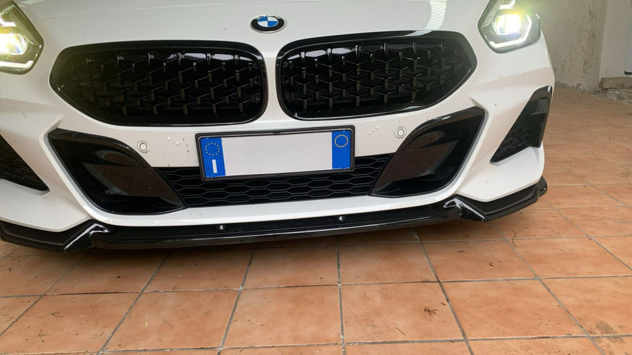 SPLITTER SUITABLE FOR BMW Z4 G29 2018+ M LOOK GLOSSY BLACK SPORTY DESIGN 
