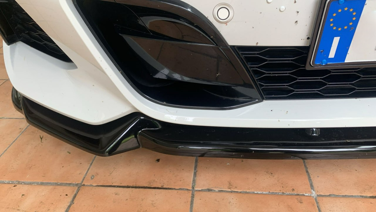 SPLITTER SUITABLE FOR BMW Z4 G29 2018+ M LOOK GLOSSY BLACK SPORTY DESIGN 