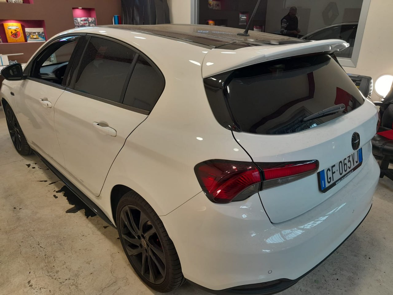 💕ART.1005 SPOILER FIAT TIPO 2015+ HATCHBACK GREZZO💕