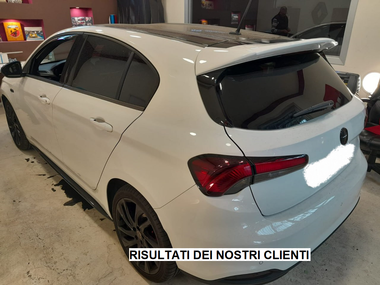 SPOILER TETTO ADATTO PER FIAT TIPO 2015+ HATCHBACK LOOK GREZZO DESIGN SPORTIVO