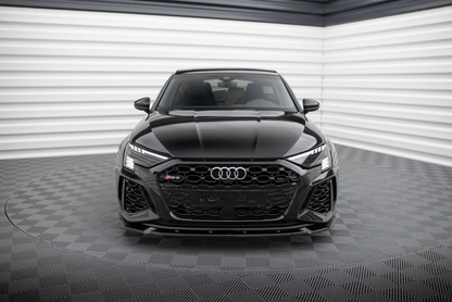 SPLITTER ADATTO PER AUDI A3 8Y 2020+ RS3 NERO LUCIDO