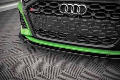 SPLITTER ADATTO PER AUDI A3 8Y 2020+ RS3 NERO LUCIDO