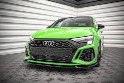 SPLITTER ADATTO PER AUDI A3 8Y 2020+ RS3 NERO LUCIDO