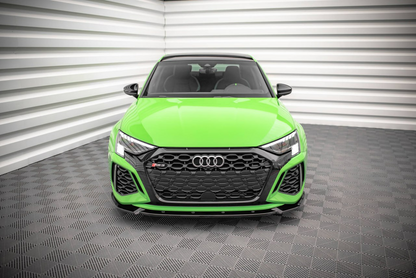 SPLITTER ADATTO PER AUDI A3 8Y 2020+ RS3 NERO LUCIDO