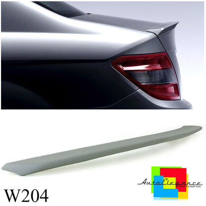 SPOILER SUITABLE FOR MERCEDES C CLASS C204 COUPE 2011-2014 GLOSSY BLACK