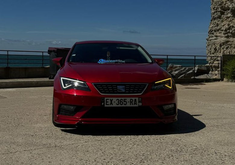 💎UNDER BUMPER SUITABLE FOR LEON 5F 2017-2020 FR ABT LOOK RAW💎