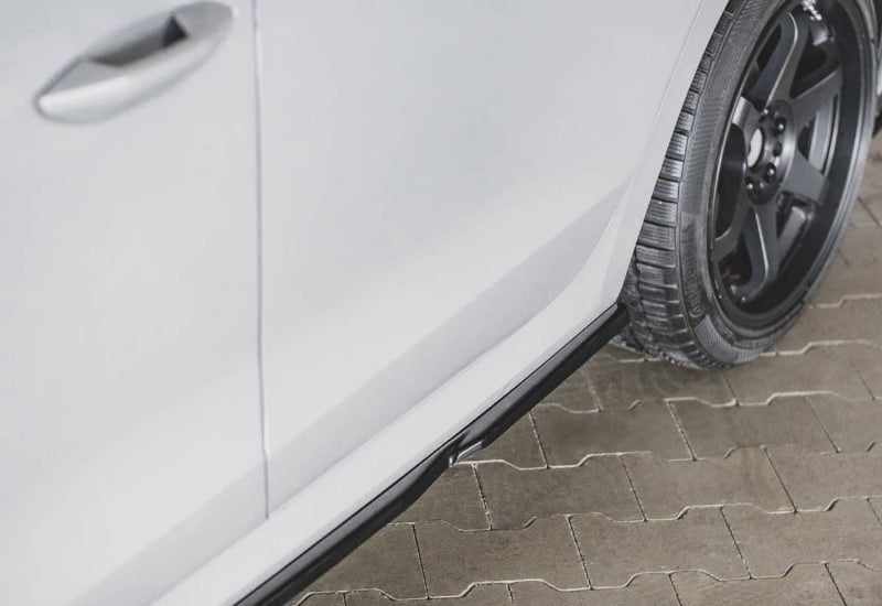 UNDER SKIRTS SUITABLE FOR AUDI A6 4G 2011-2018 GLOSSY BLACK