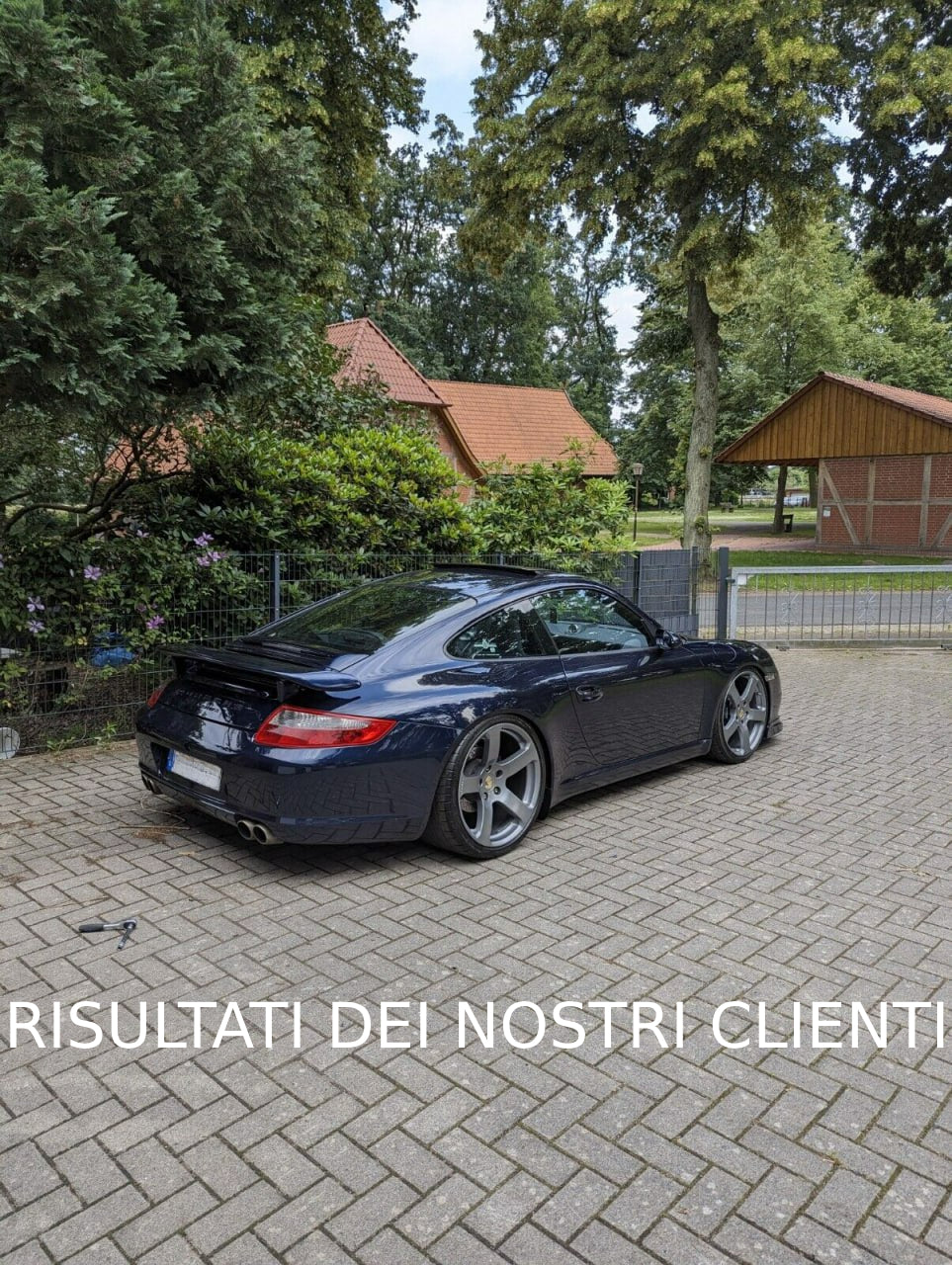 SPOILER POSTERIORE ADATTO PER PORSCHE 911 - 997 EFFETTO COFANO Rinspeed