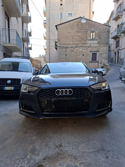 ART. 0197 GRIGLIA A4 B9 2015-2019 LOOK RS4 NERO LUCIDO