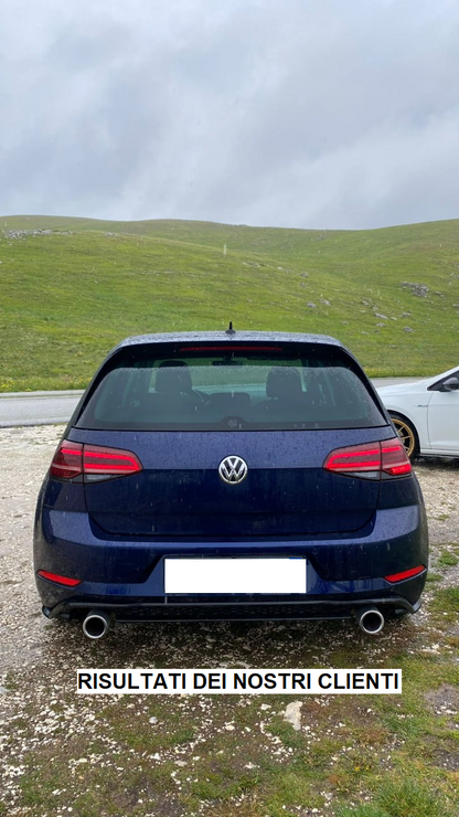 DIFFUSORE POSTERIORE ADATTO PER VW GOLF 7.5 2+2 DESIGN NIDO APE LOOK SPORTIVO