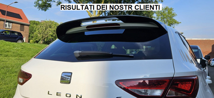 ROOF SPOILER FOR SEAT LEON 5F 5 DOORS 2012- 2020 REAR IN ABS FR 0406