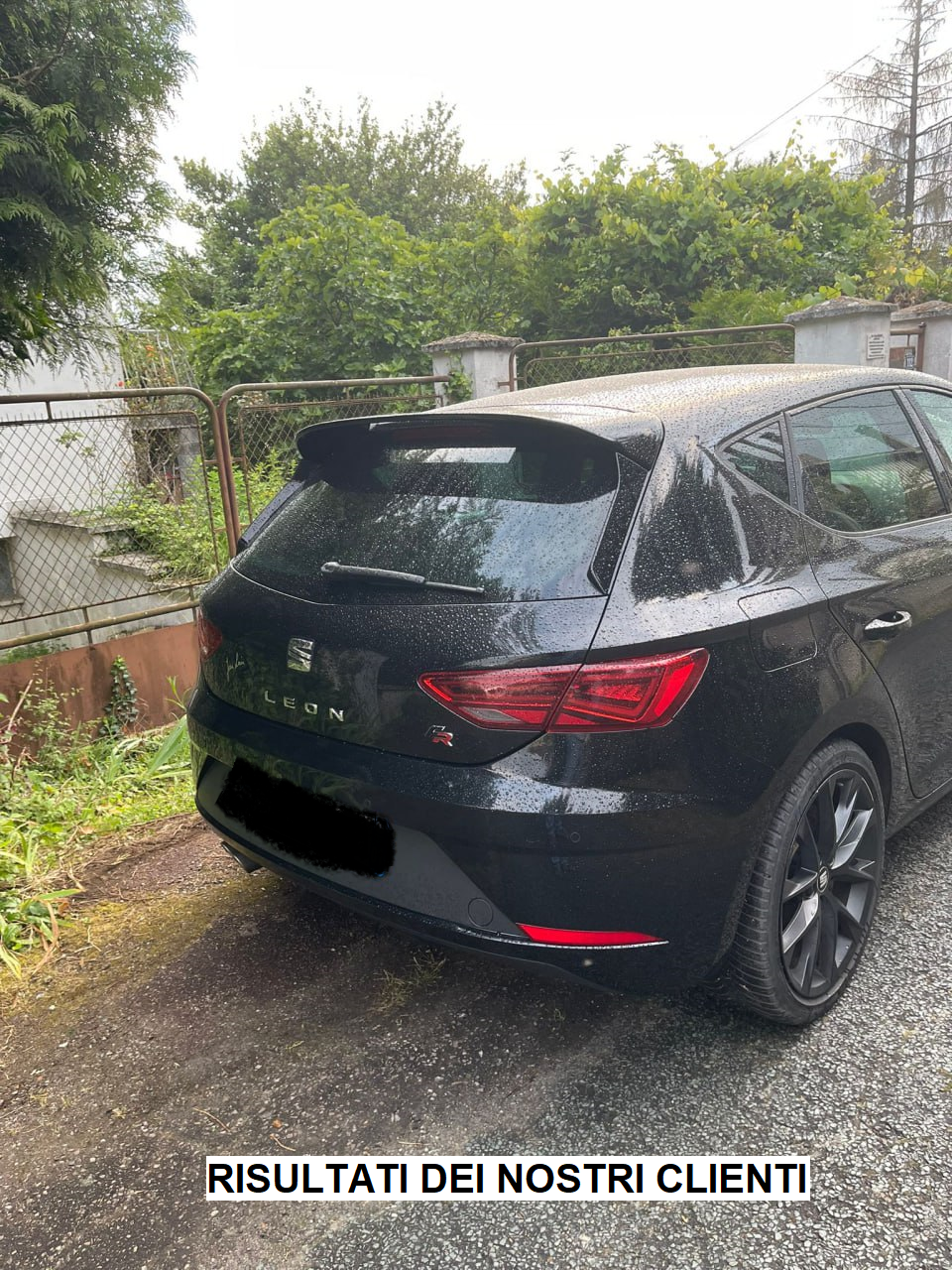 ROOF SPOILER FOR SEAT LEON 5F 5 DOORS 2012- 2020 REAR IN ABS FR 0406
