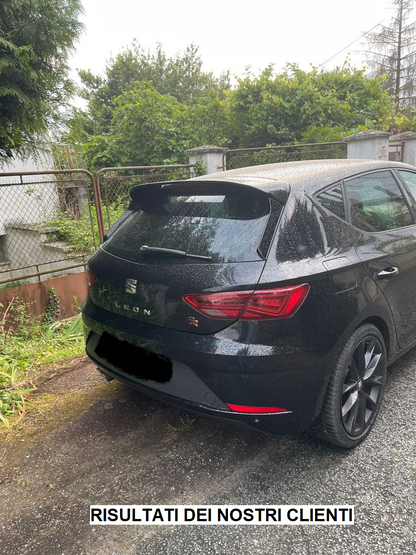 ROOF SPOILER FOR SEAT LEON 5F 5 DOORS 2012- 2020 REAR IN ABS FR 0406