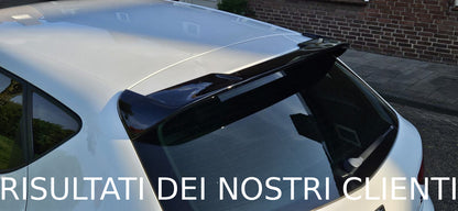 SPOILER ADATTO PER SEAT LEON 5F 5 PORTE 2012-2020 LOOK R300 NERO LUCIDO