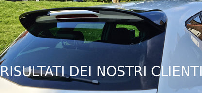SPOILER ADATTO PER SEAT LEON 5F 5 PORTE 2012-2020 LOOK R300 NERO LUCIDO