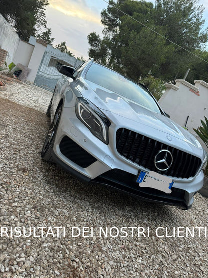 Griglia sportiva nero lucido ADATTO per Mercedes GLA X156 13-16