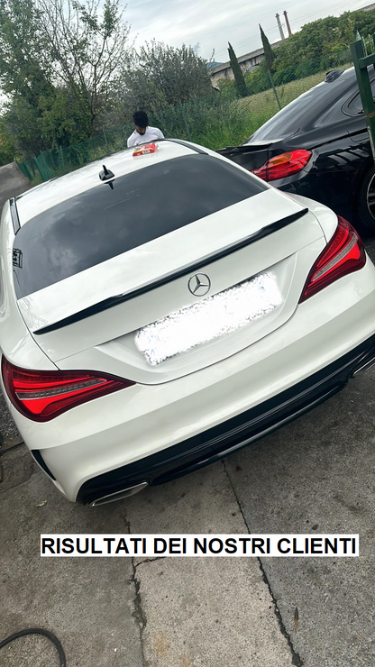 SPOILER ADATTO PER MERCEDES CLA C117 2013+ LOOK NERO LUCIDO DESIGN SPORTIVO