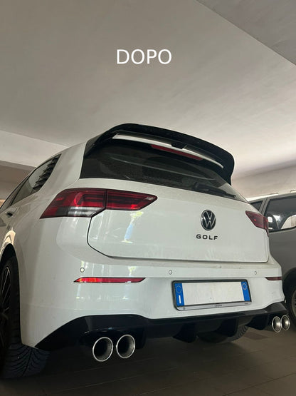 💎DIFFUSORE ADATTO PER VW GOLF 8 2+2 LOOK R DESIGN SPORTIVO💎