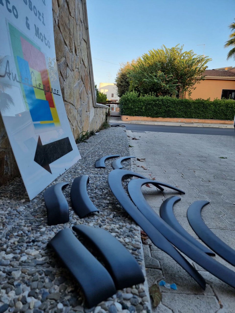 PARAFANGHI ADATTI PER VW TRANSPORTER T5 T5.1 2003-2015 NERO OPACO